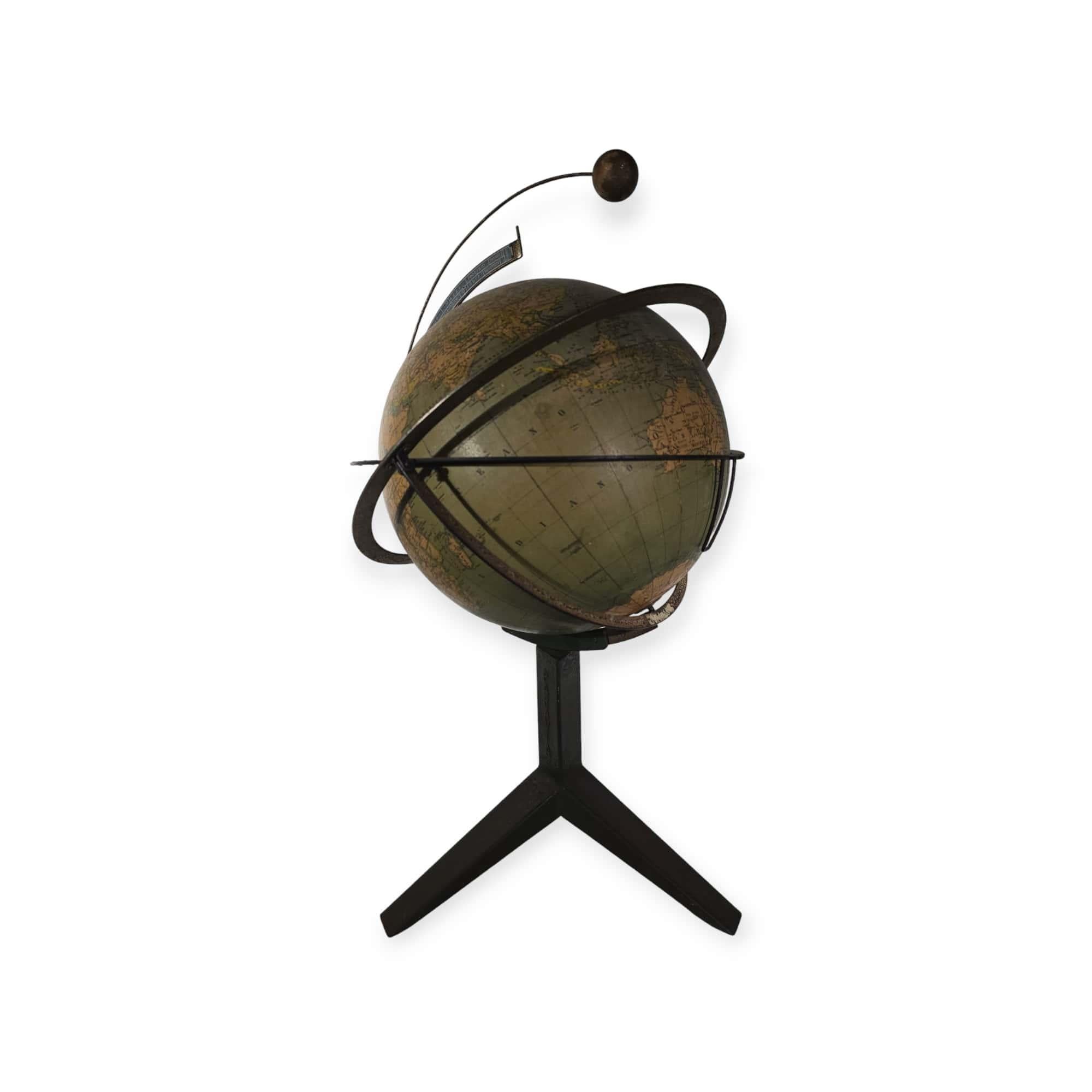 Paper Antique Orrery – Tellurium by Paravia, Torino (1900, Italy) For Sale