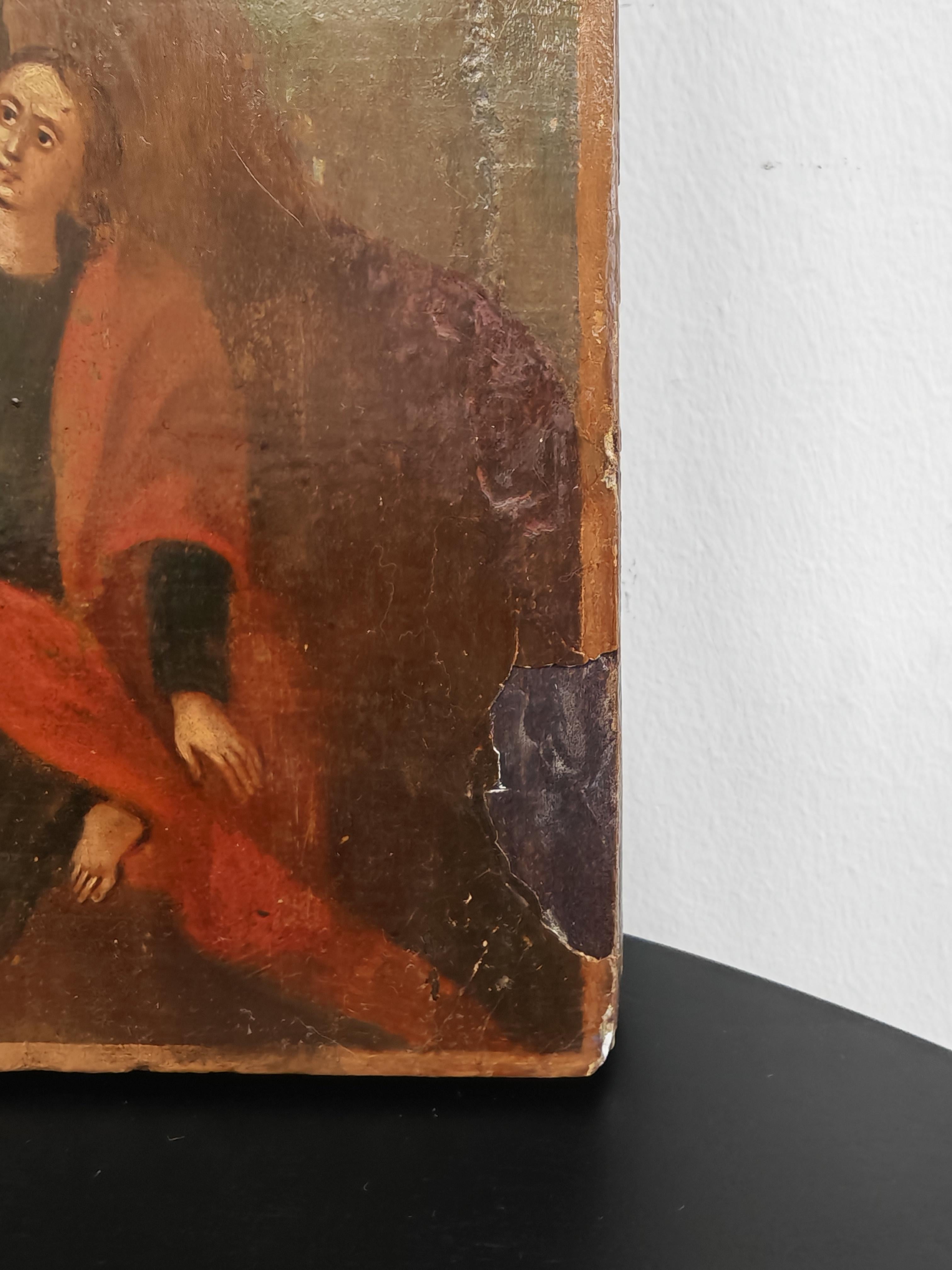 Icône orthodoxe ancienne représentant la Transfiguration du Christ, 19e siècle en vente 5