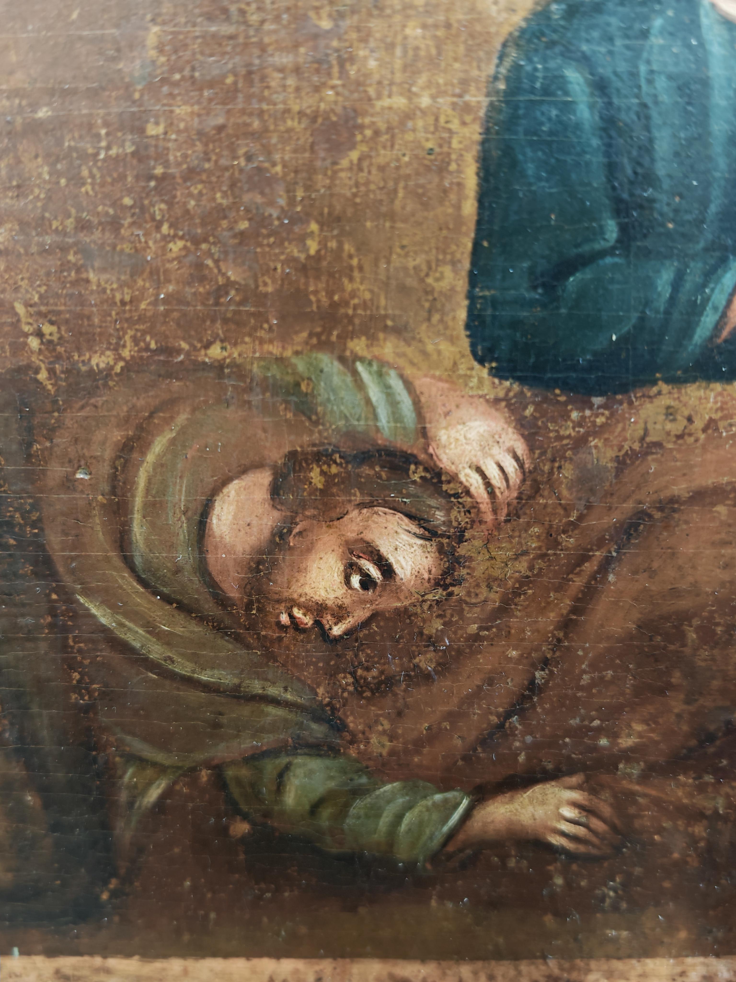 Icône orthodoxe ancienne représentant la Transfiguration du Christ, 19e siècle en vente 2