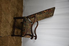 Antique Os de Mouton Chair in Solid wood and original Tapestry fabric