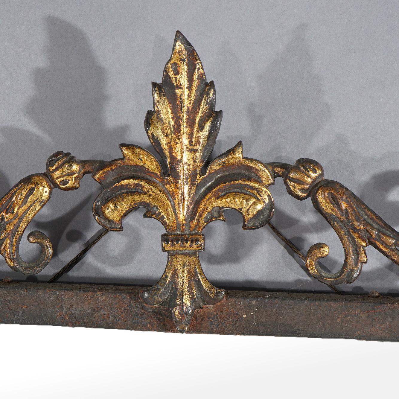***Reduced Delivery Rates - See Below or Click “Ask The Seller” to Request a Quote***

Antique Arts & Crafts Wrought Iron Mirror inspired by Oscar Bach with Floral, Foliate and Scroll Elements C1920

Measures - 29 1/2
