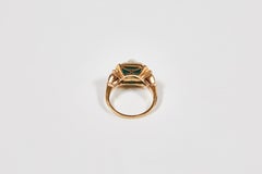 Antique Ostby & Barton 14 Karat Gold Cocktail Ring