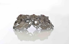 Hebilla de cinturón otomana antigua, siglo XIX