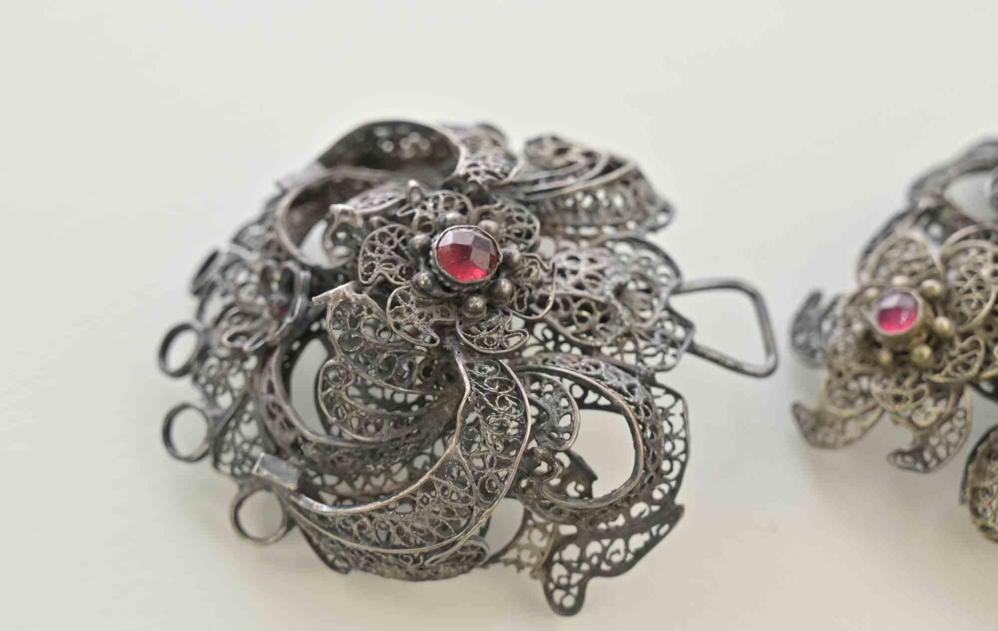 Boucle de ceinture ottomane ancienne, 19e siècle Bon état - En vente à Roma, IT