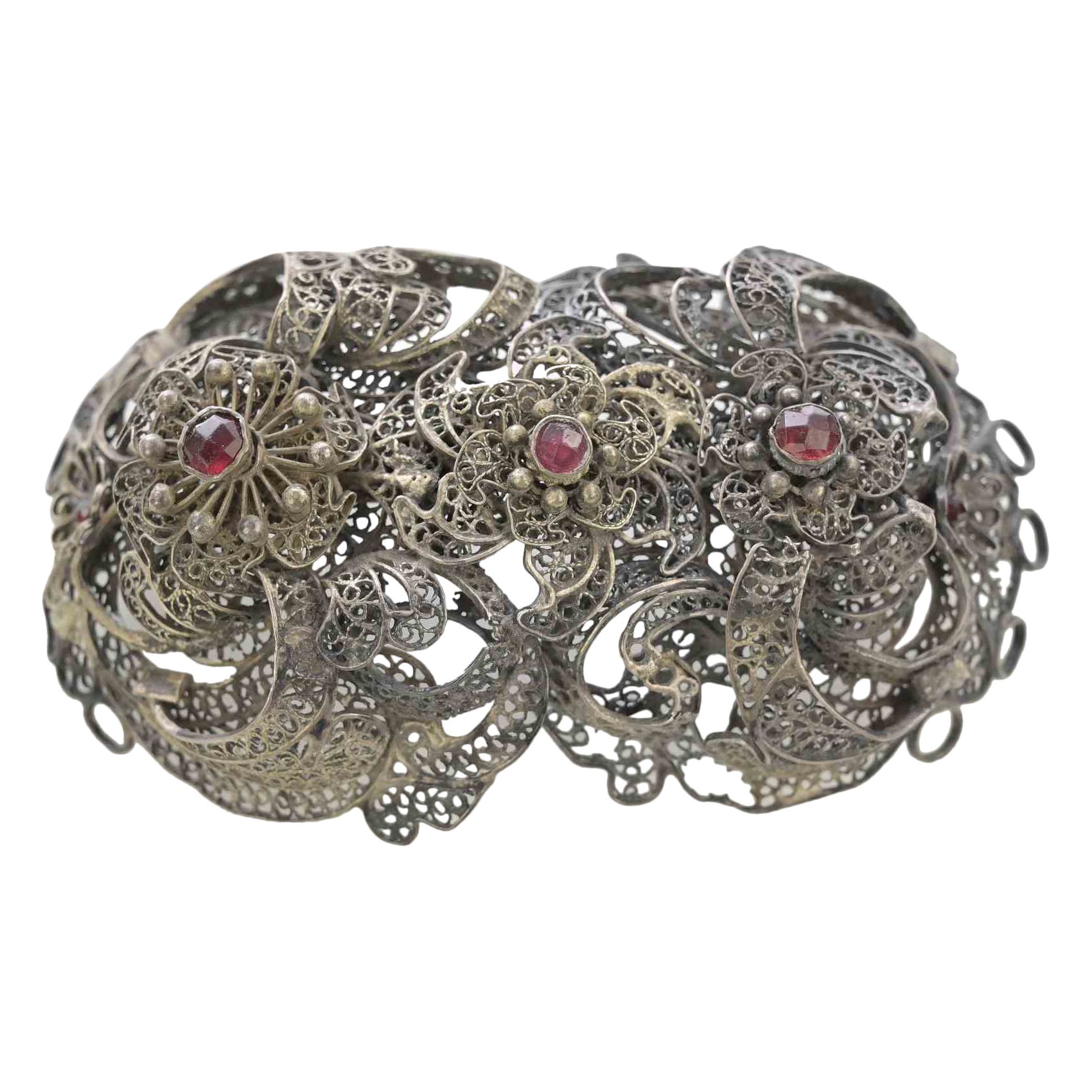 Boucle de ceinture ottomane ancienne, 19e siècle