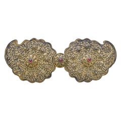 Boucle de ceinture ottomane ancienne, 19e siècle