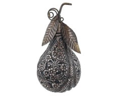 Antique Ottoman Silver Rosewater Sprinkler Bottle