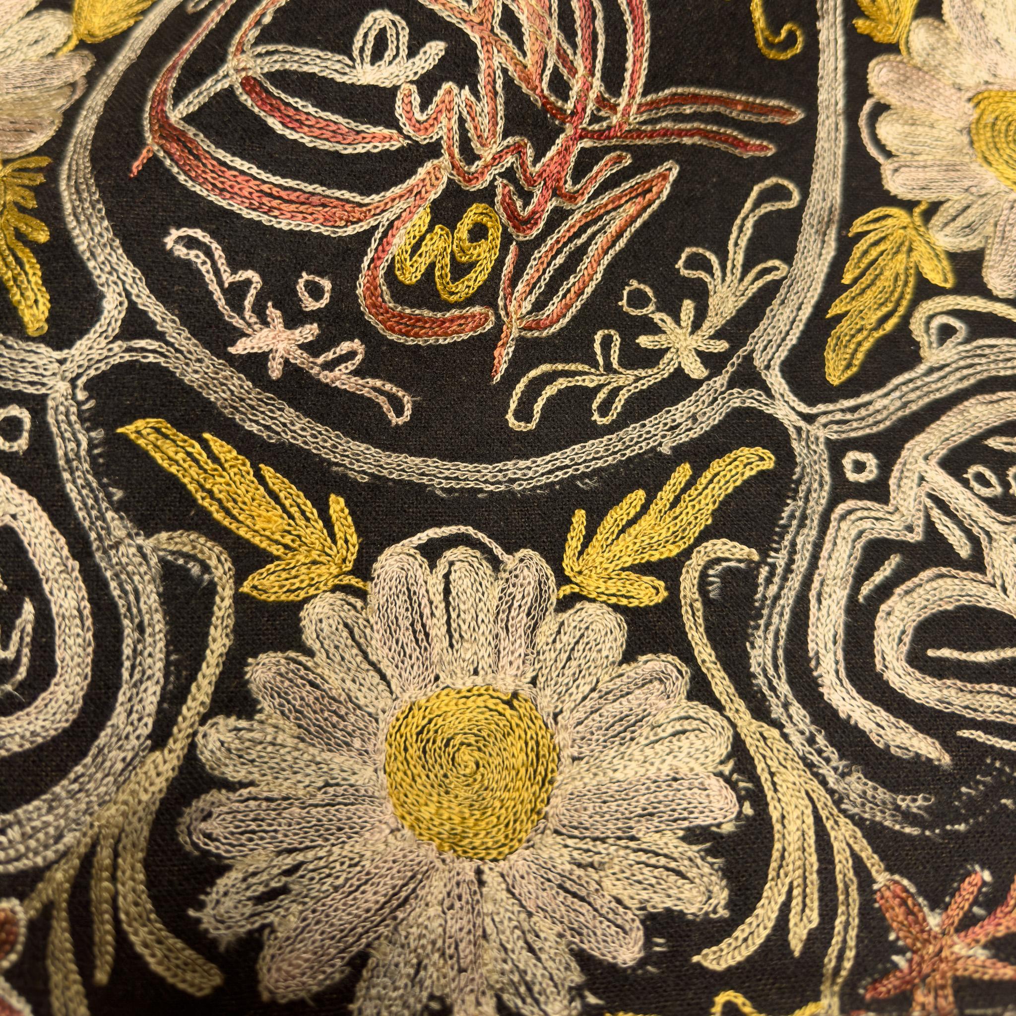 Autre Housse de coussin Tughra ottomane antique en vente
