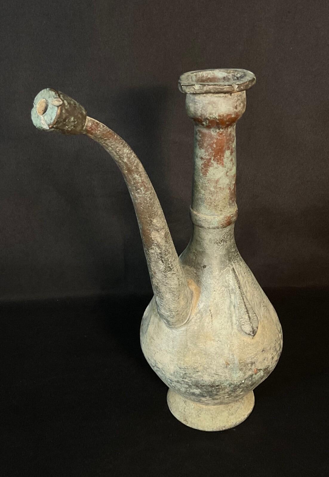 Antique Ottoman Turkish Copper & Tin Ewer, 18th Century - 2Y597 For Sale 7