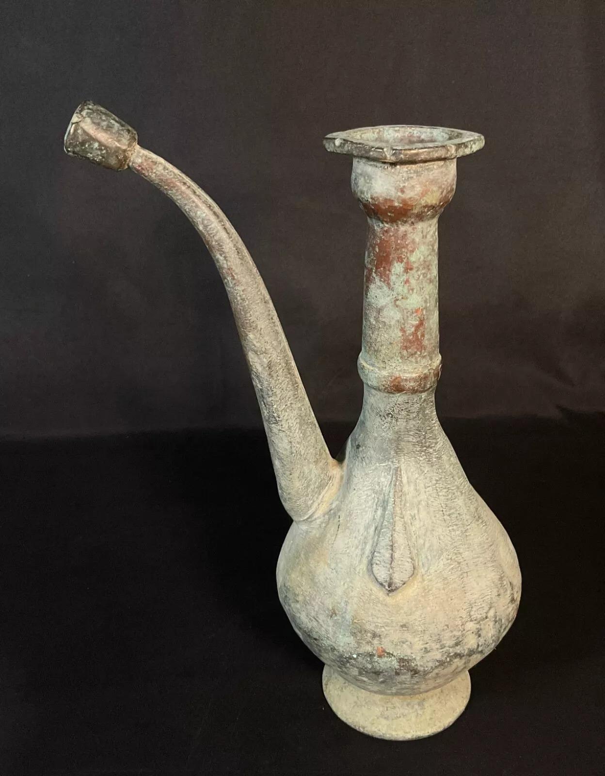 This is a rare and authentic antique Ottoman pitcher, or 