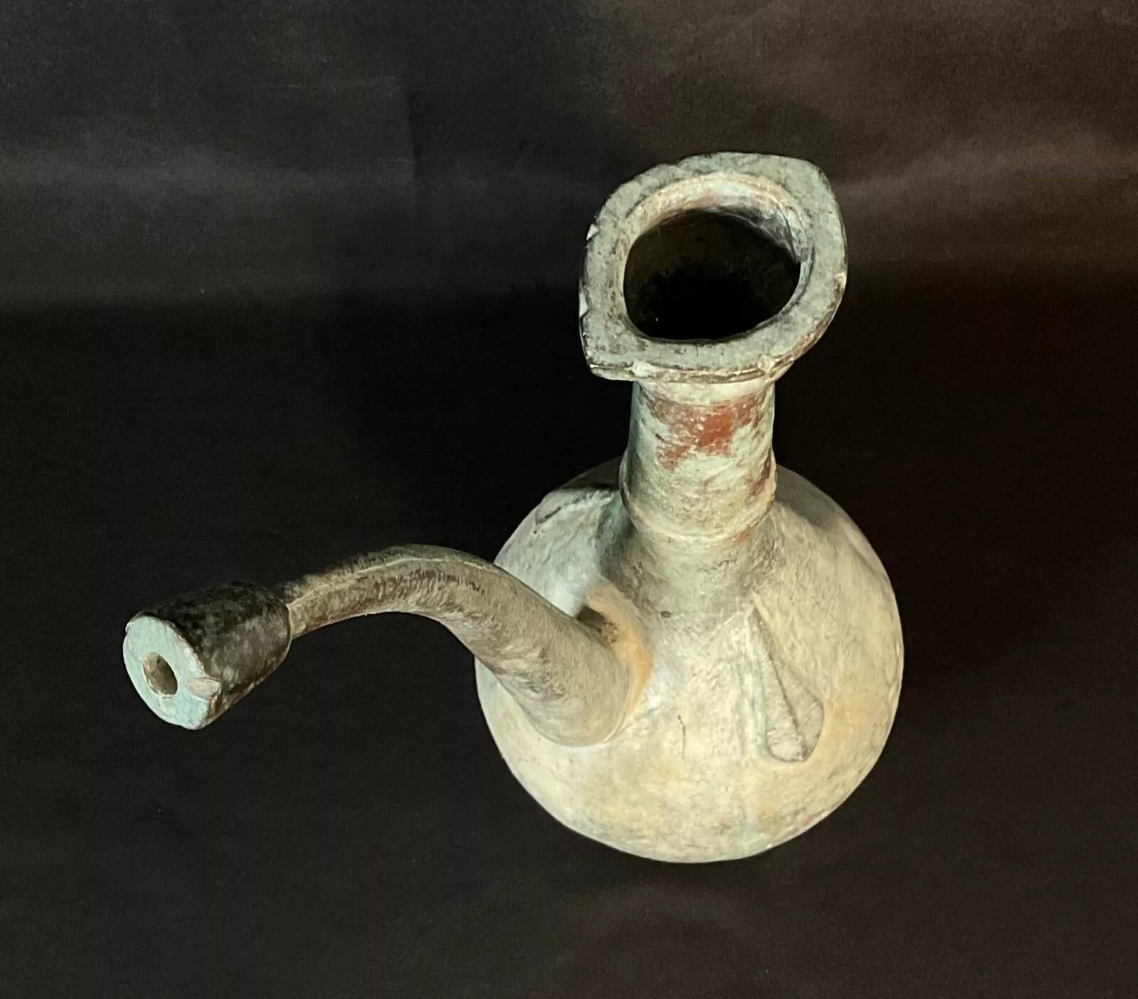 18th Century and Earlier Antique Ottoman Turkish Copper & Tin Ewer, 18th Century - 2Y597 For Sale