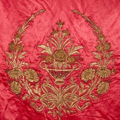Antique Ottoman Turkish Embroidered Bed Cover, 19th Century