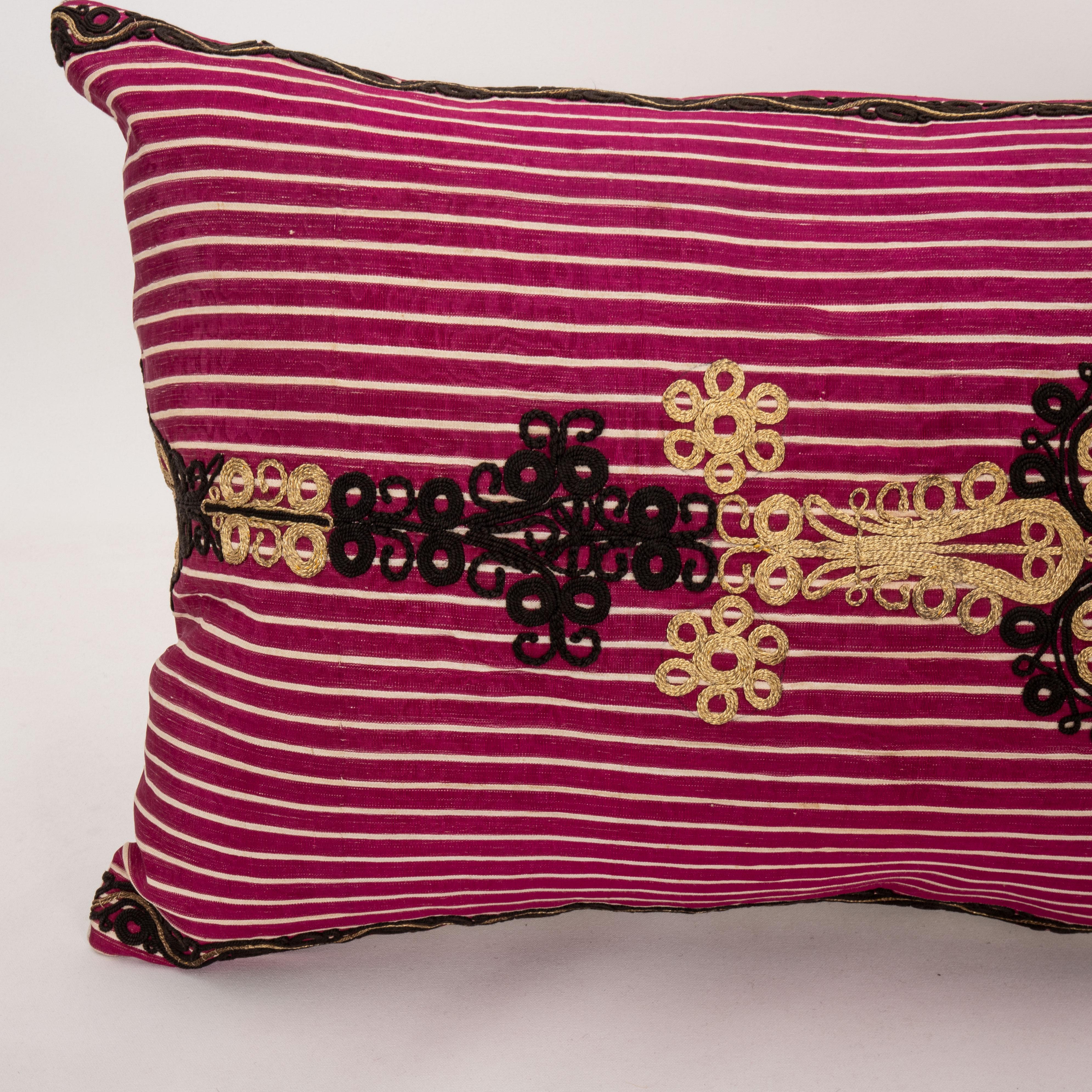 Folk Art Antique Ottoman Turkish Pillow Case, Early 20th C. For Sale