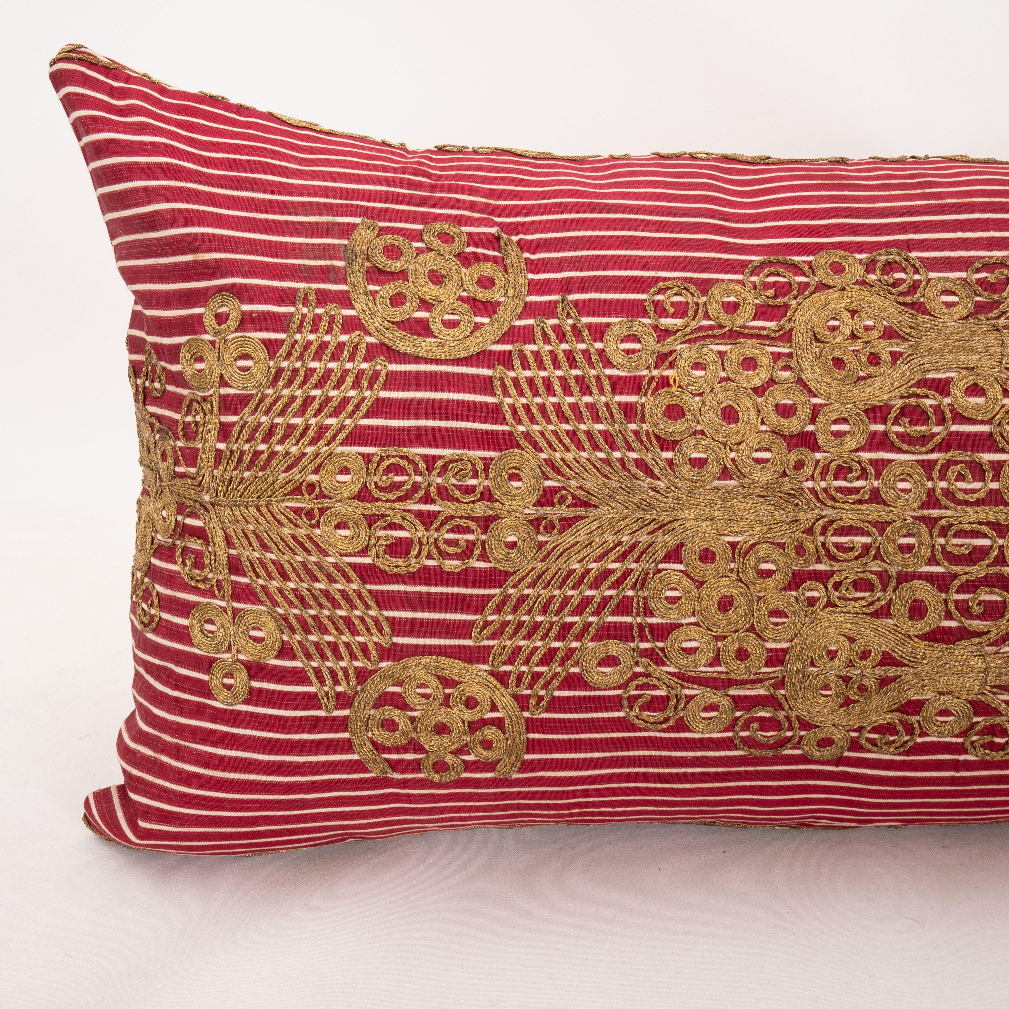 Folk Art Antique Ottoman Turkish Pillow Case, Early 20th C. For Sale
