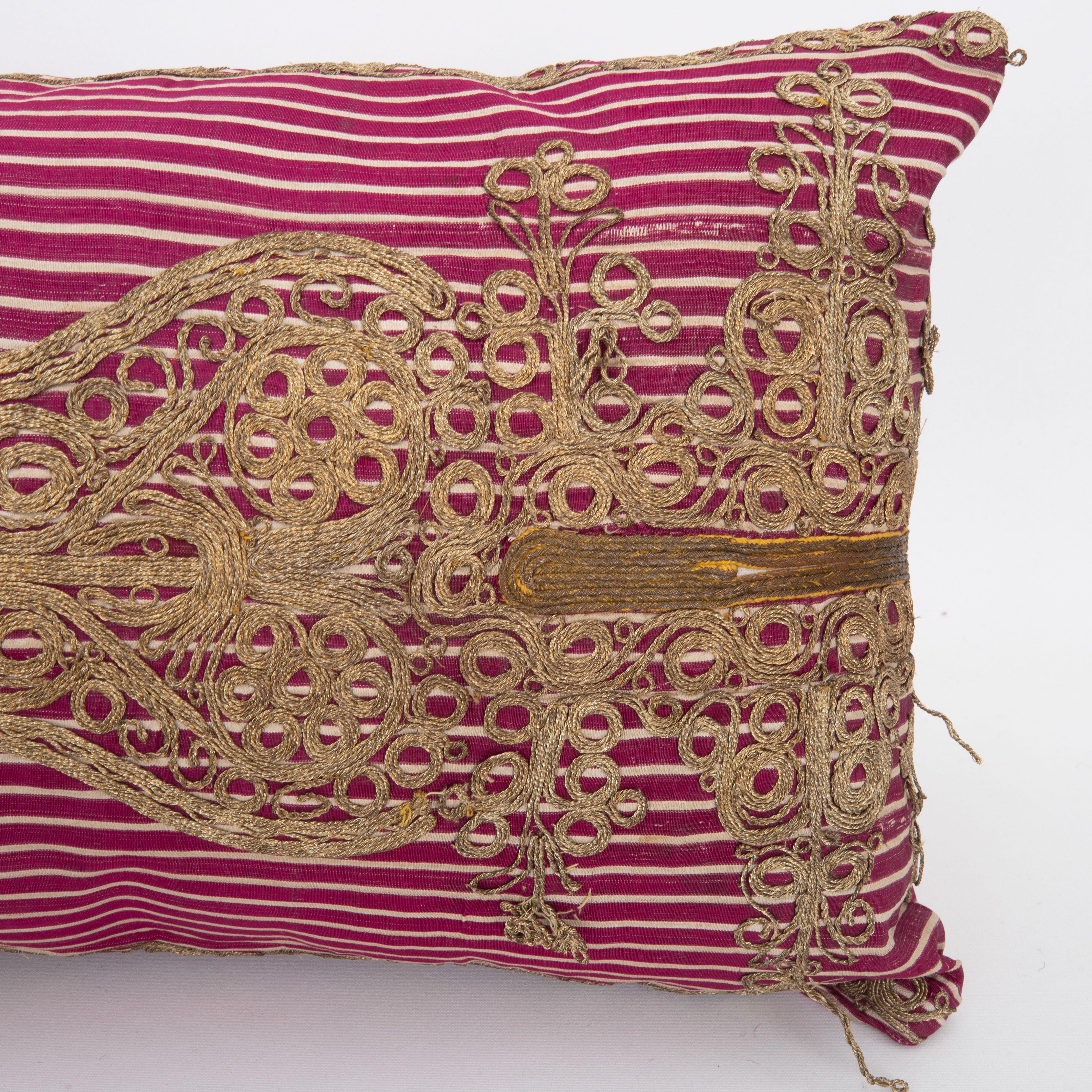 Antique Ottoman Turkish Pillow Case, Early 20th C. In Fair Condition For Sale In Istanbul, TR