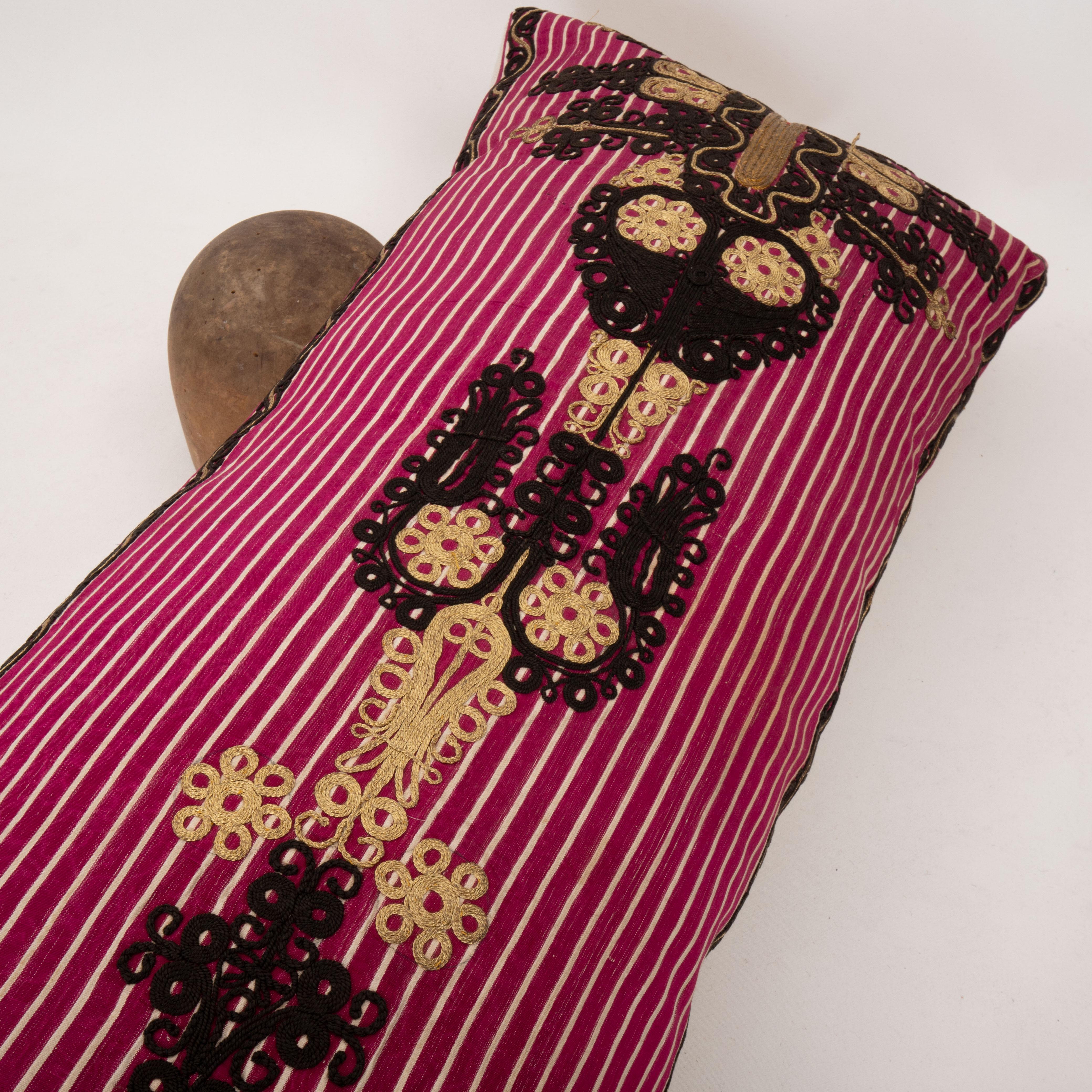 Silk Antique Ottoman Turkish Pillow Case, Early 20th C. For Sale