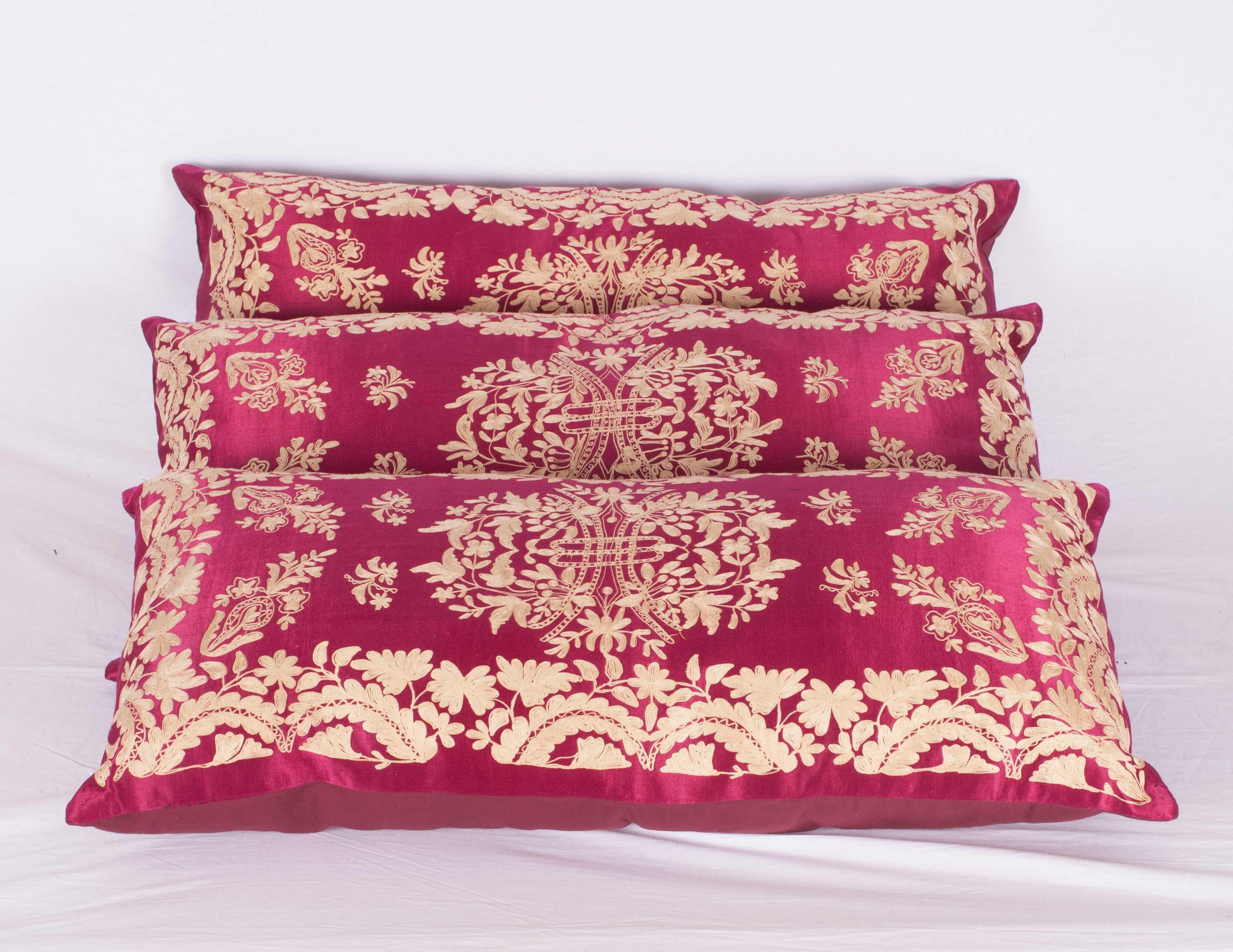 Silk Antique Ottoman Turkish Pillow Cases Late 19th-Early 20th Century For Sale