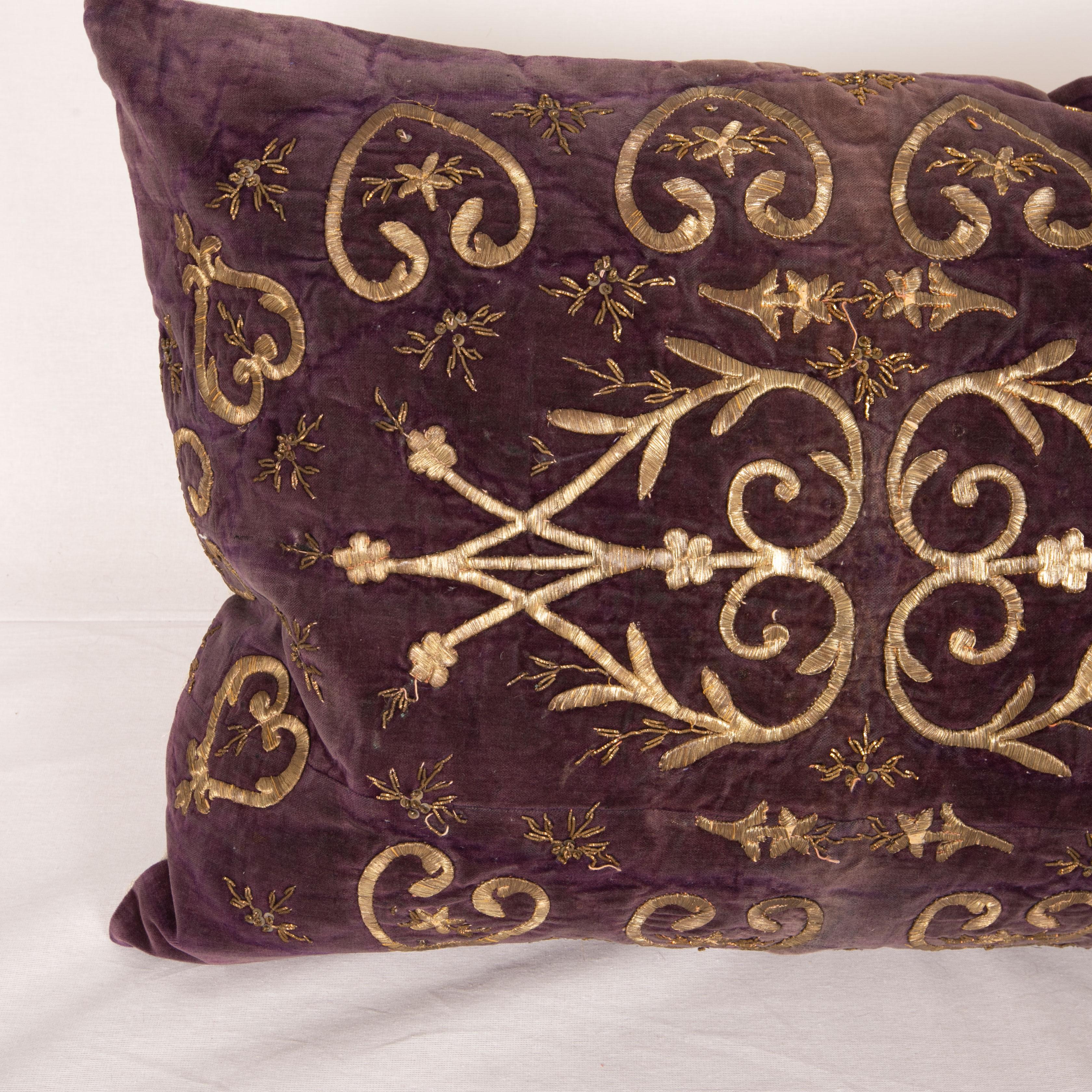 Islamic Antique Ottoman Turkish Sarma Pillow Case, Early 20th C