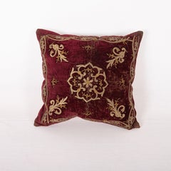Antique Ottoman Velvet Sarma Pillow Cover, Early 20th C.