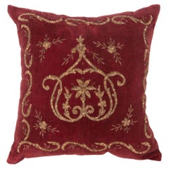 Antique Ottoman Velvet Sarma Pillow Cover, Early 20th C.