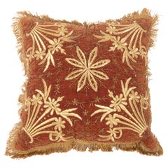 Antique Ottoman Velvet Sarma Pillow Cover, Early 20th C.