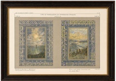 Antique Ottoman Window Grille Designs with Iznik Tile Surrounds, 1924