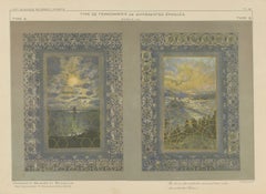 Antique Ottoman Window Grille Designs with Iznik Tile Surrounds, 1924