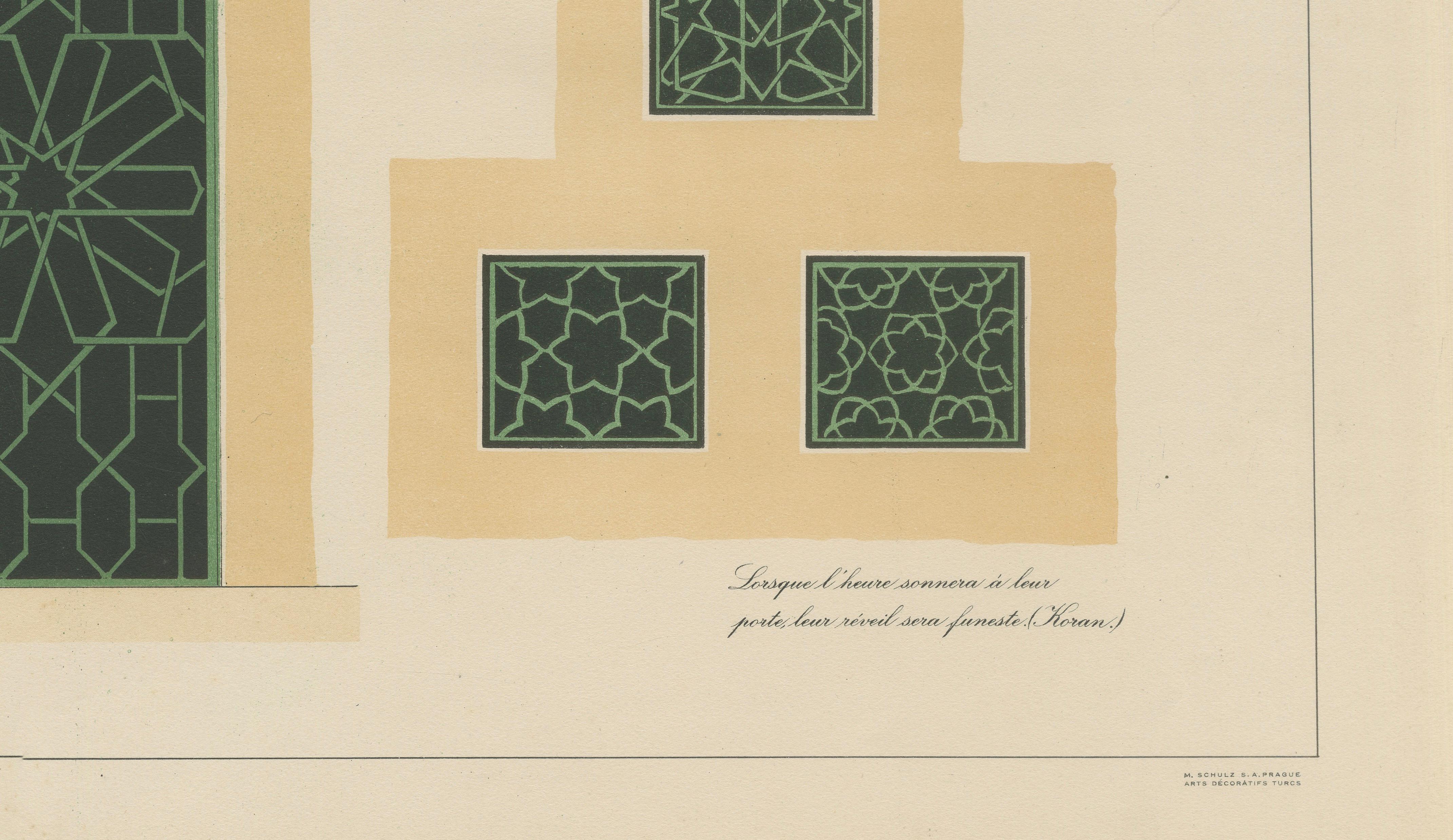 Antique Ottoman Wrought Iron Grille Designs, Istanbul & Bursa, Raymond 1924
