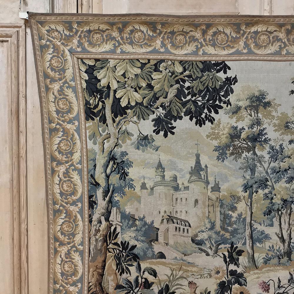 Belgian Antique Oudenaarde Style Tapestry