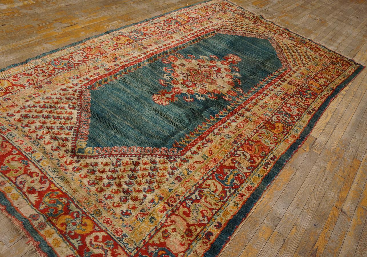 Late 19th Century Turkish Angora Oushak Carpet ( 5' 2'' x 9' 4'' - 157 x 284 ) For Sale 6