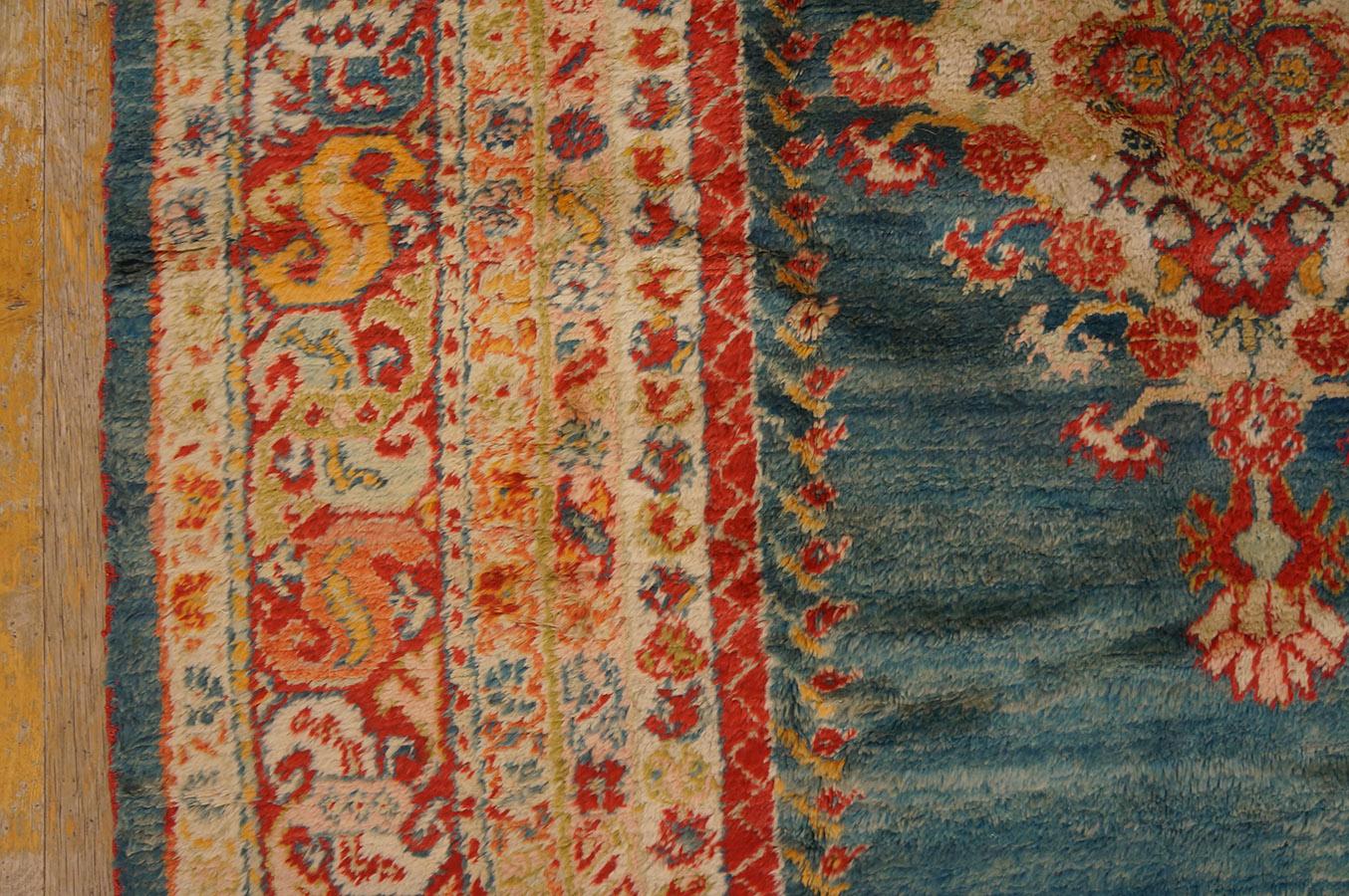 Late 19th Century Turkish Angora Oushak Carpet ( 5' 2'' x 9' 4'' - 157 x 284 ) For Sale 4