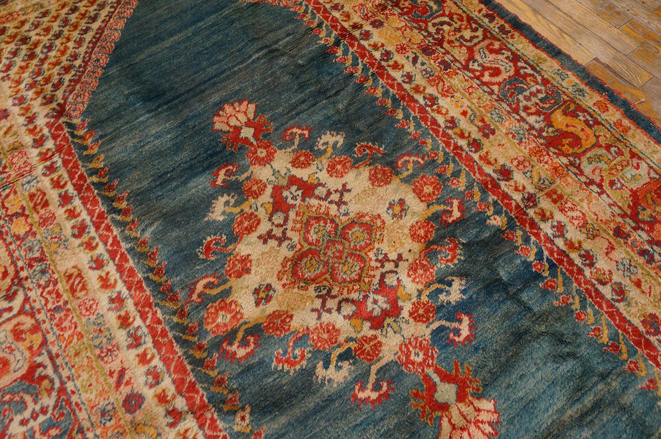 Late 19th Century Turkish Angora Oushak Carpet ( 5' 2'' x 9' 4'' - 157 x 284 ) For Sale 5