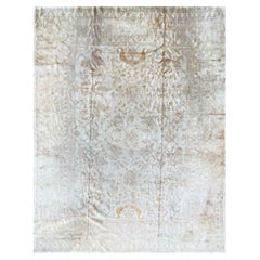 Tapis d'Oushak ancien, discret  couleurs 11'7" 14'8"