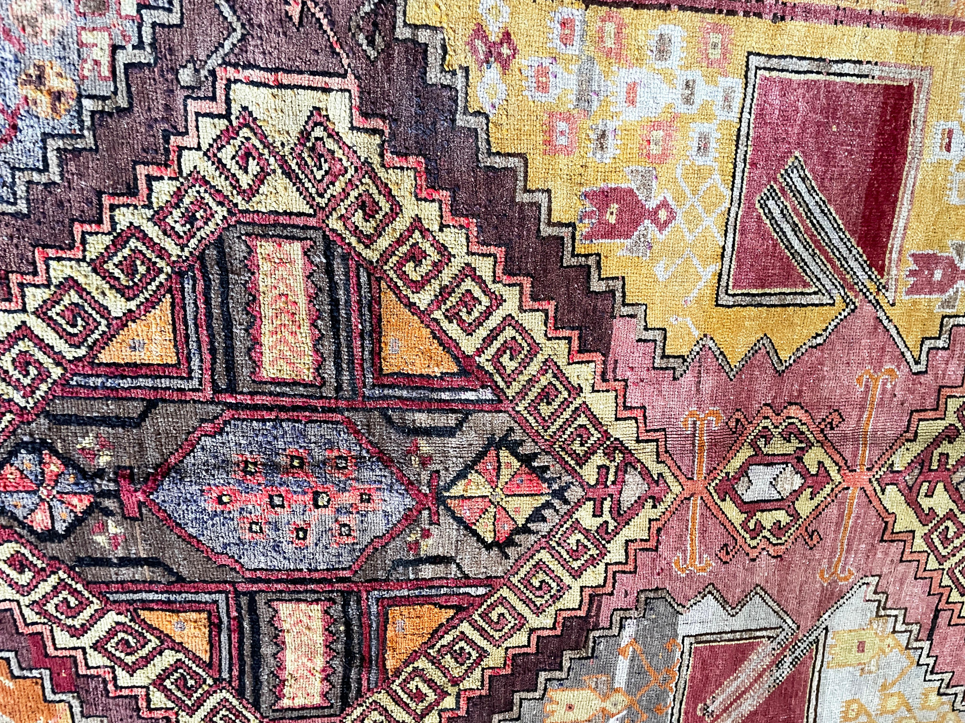 Antique Oushak Carpet, 6'5