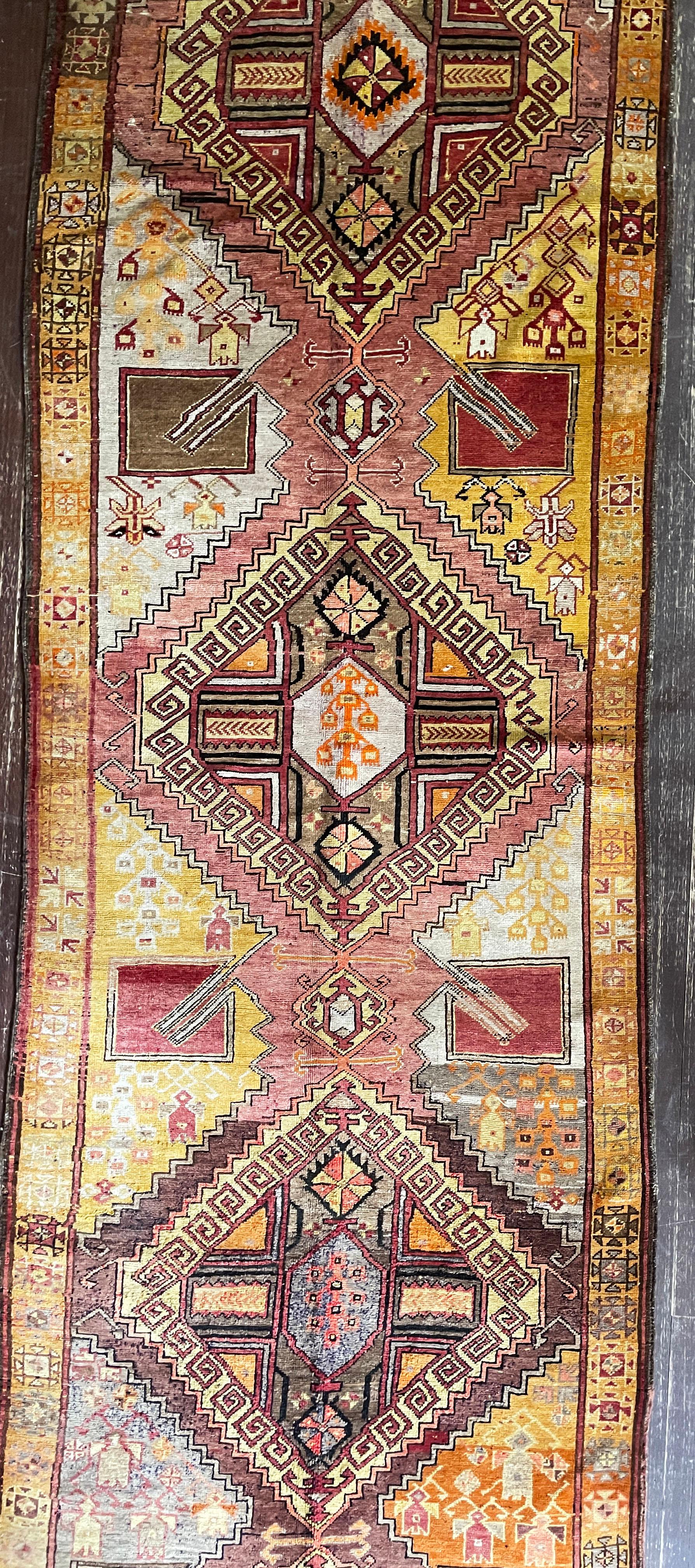Antique Oushak Carpet, 6'5
