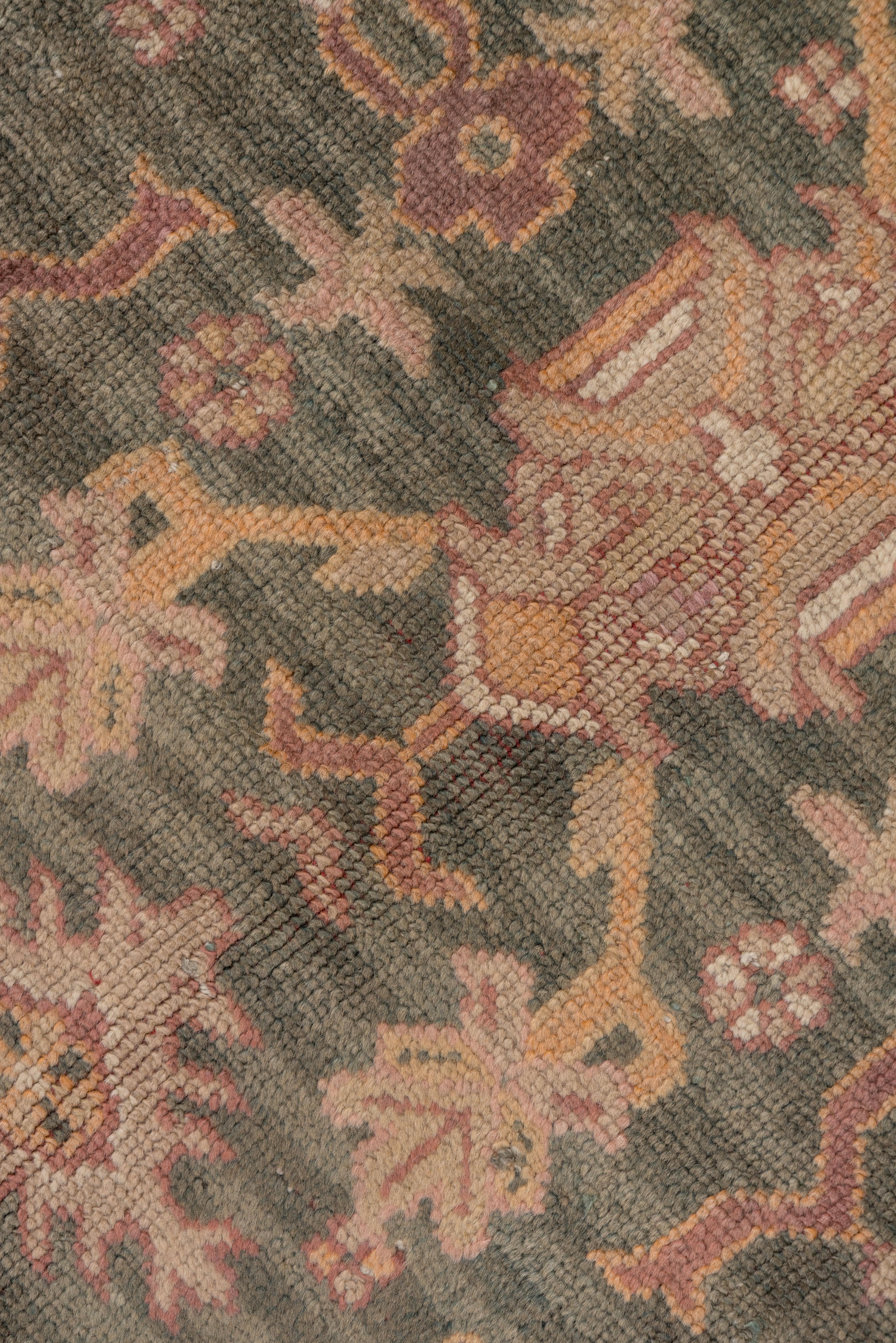 Turkish Antique Oushak Carpet, circa 1930s