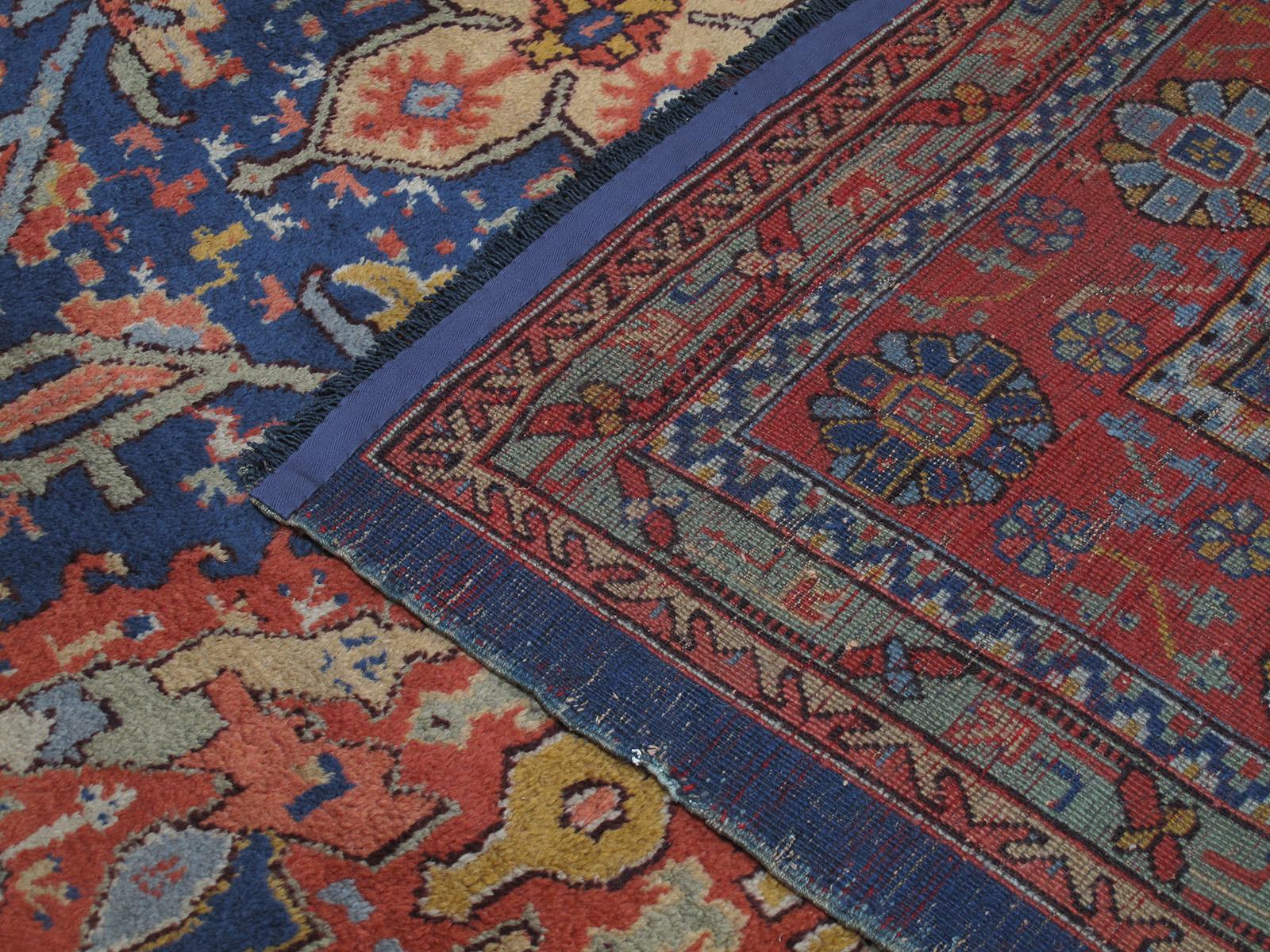 Antique Oushak Carpet (DK-104-71) For Sale 3