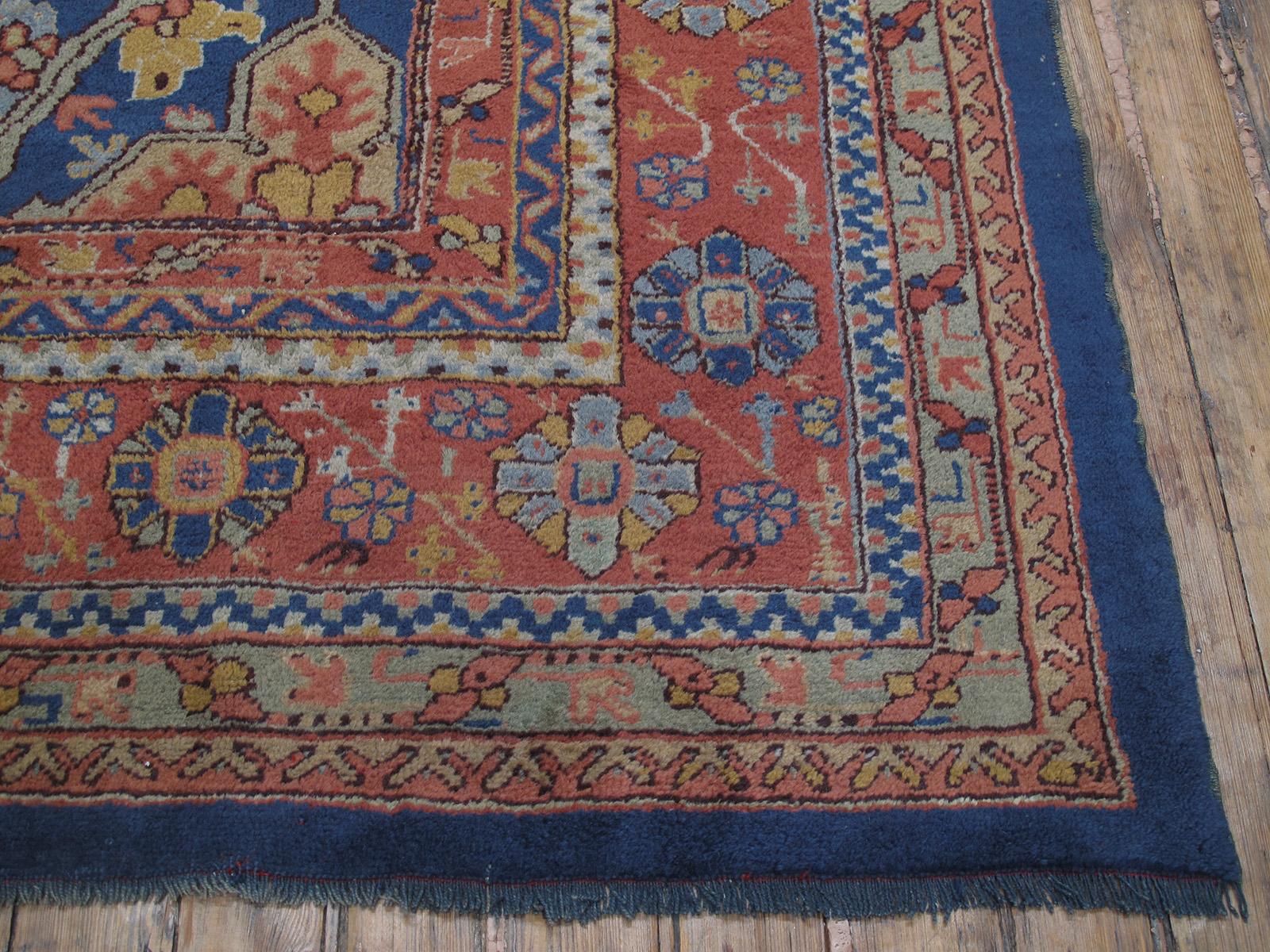 Antique Oushak Carpet (DK-104-71) For Sale 2