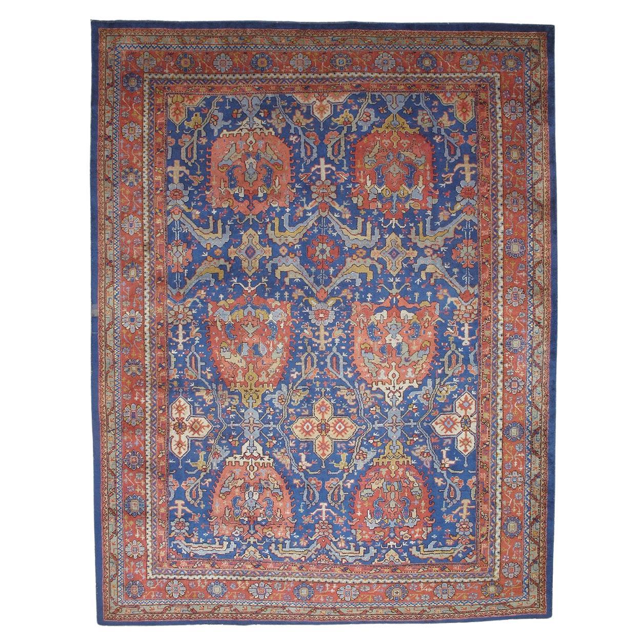 Antique Oushak Carpet (DK-104-71) For Sale
