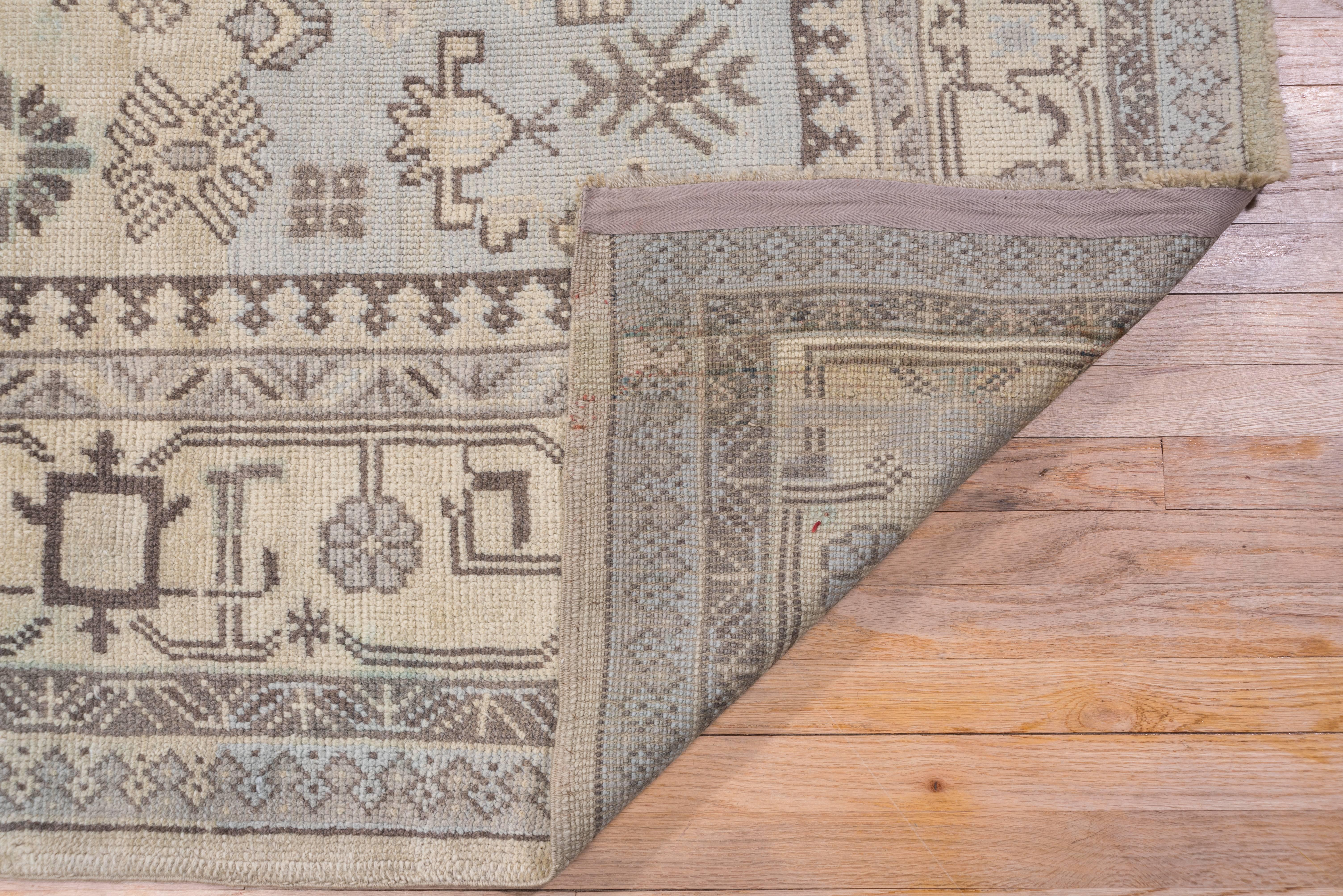 Turkish Antique Oushak Carpet