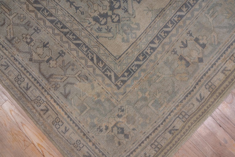 20th Century Antique Oushak Carpet For Sale