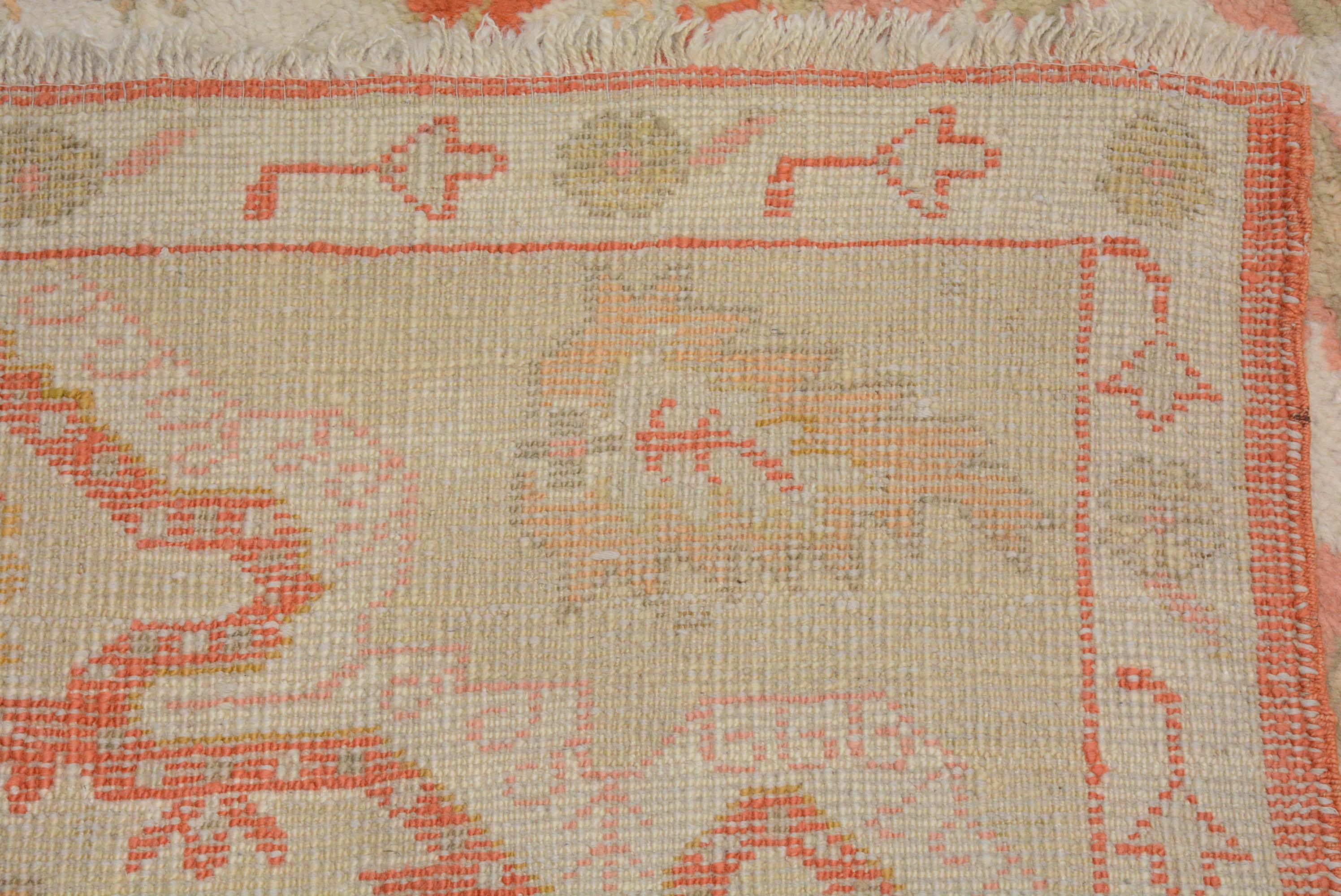 Antique Oushak Carpet For Sale 2