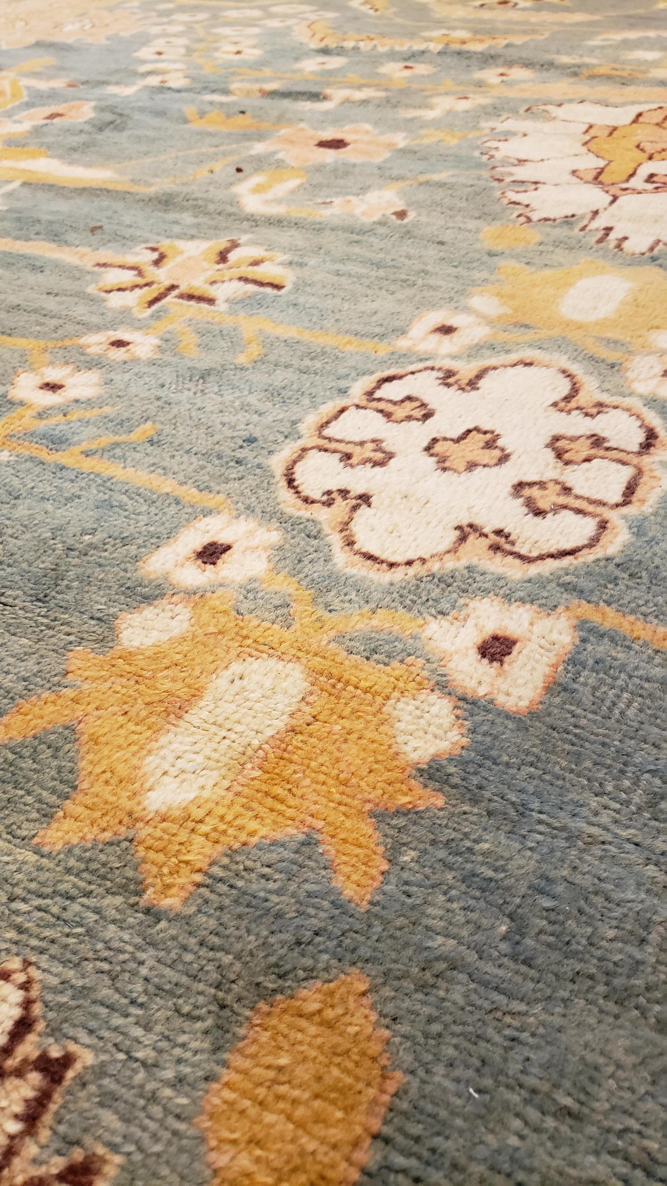 blue grey oriental rug