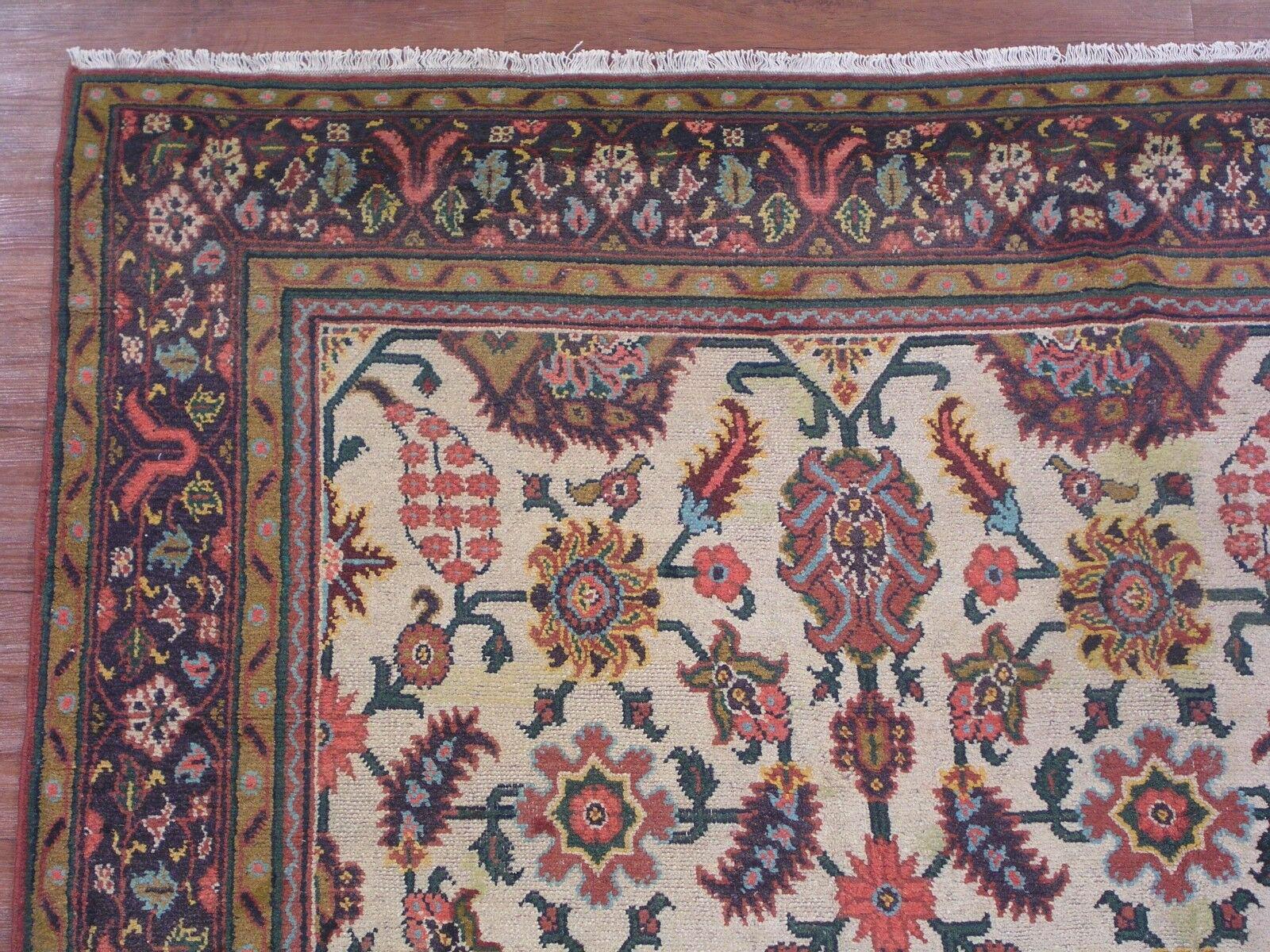 Hand-Knotted Antique Oushak, circa 1900 For Sale