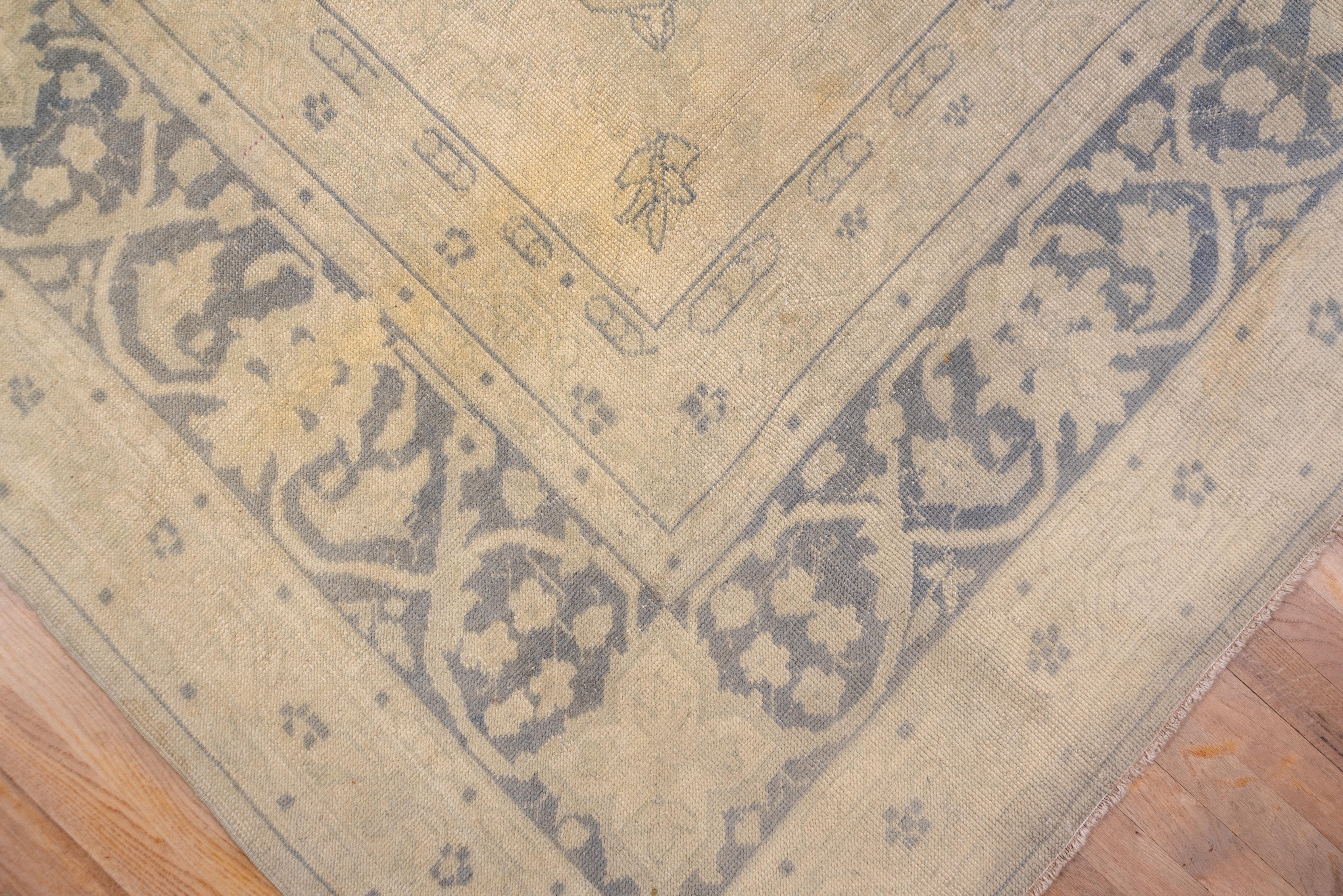 20th Century Antique Oushak Mansion Carpet For Sale