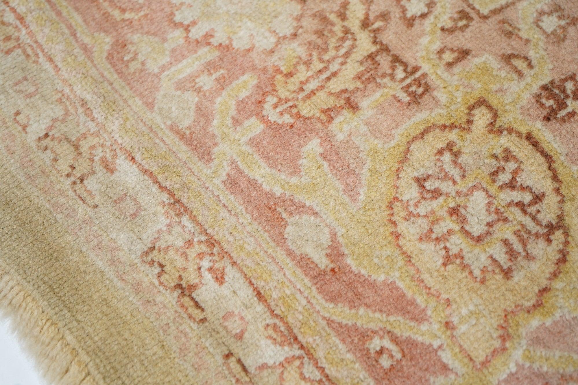 Turco Tappeto antico Oushak 10'5'' x 13'8'' in vendita