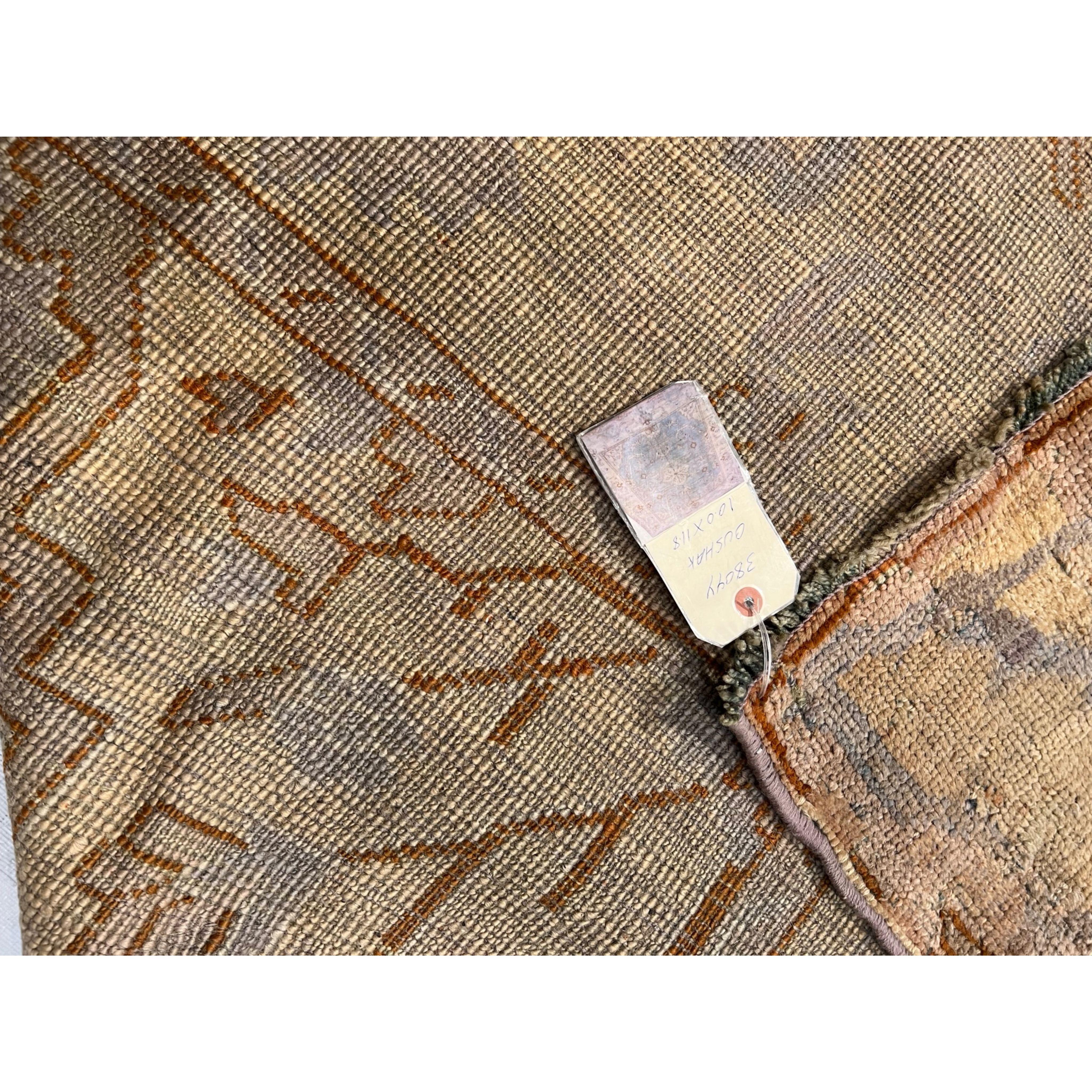 Antiker Oushak-Teppich 11,8x10.0 im Zustand „Gut“ im Angebot in Los Angeles, US