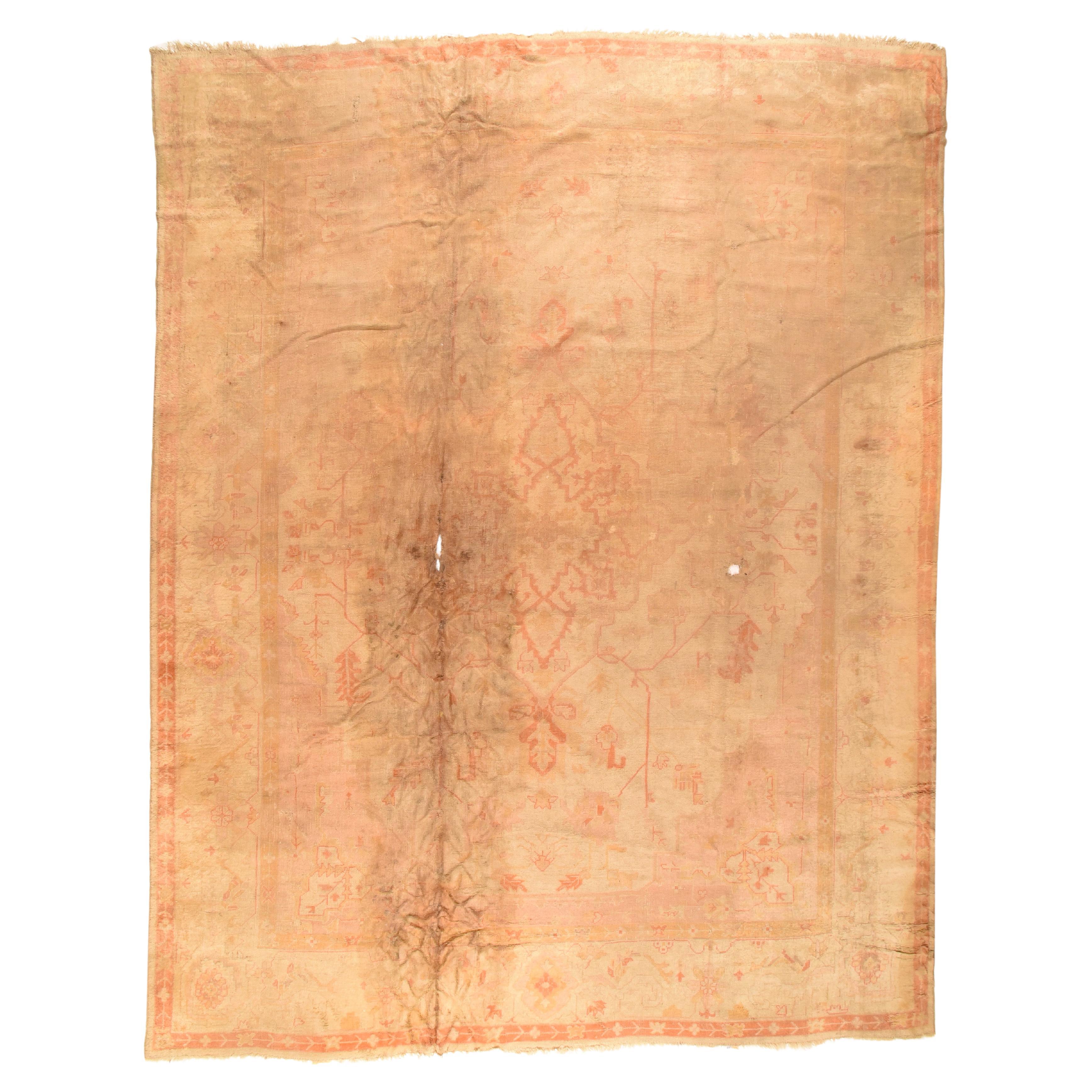 Antiker Oushak-Teppich 13'2'' x 17'1''
