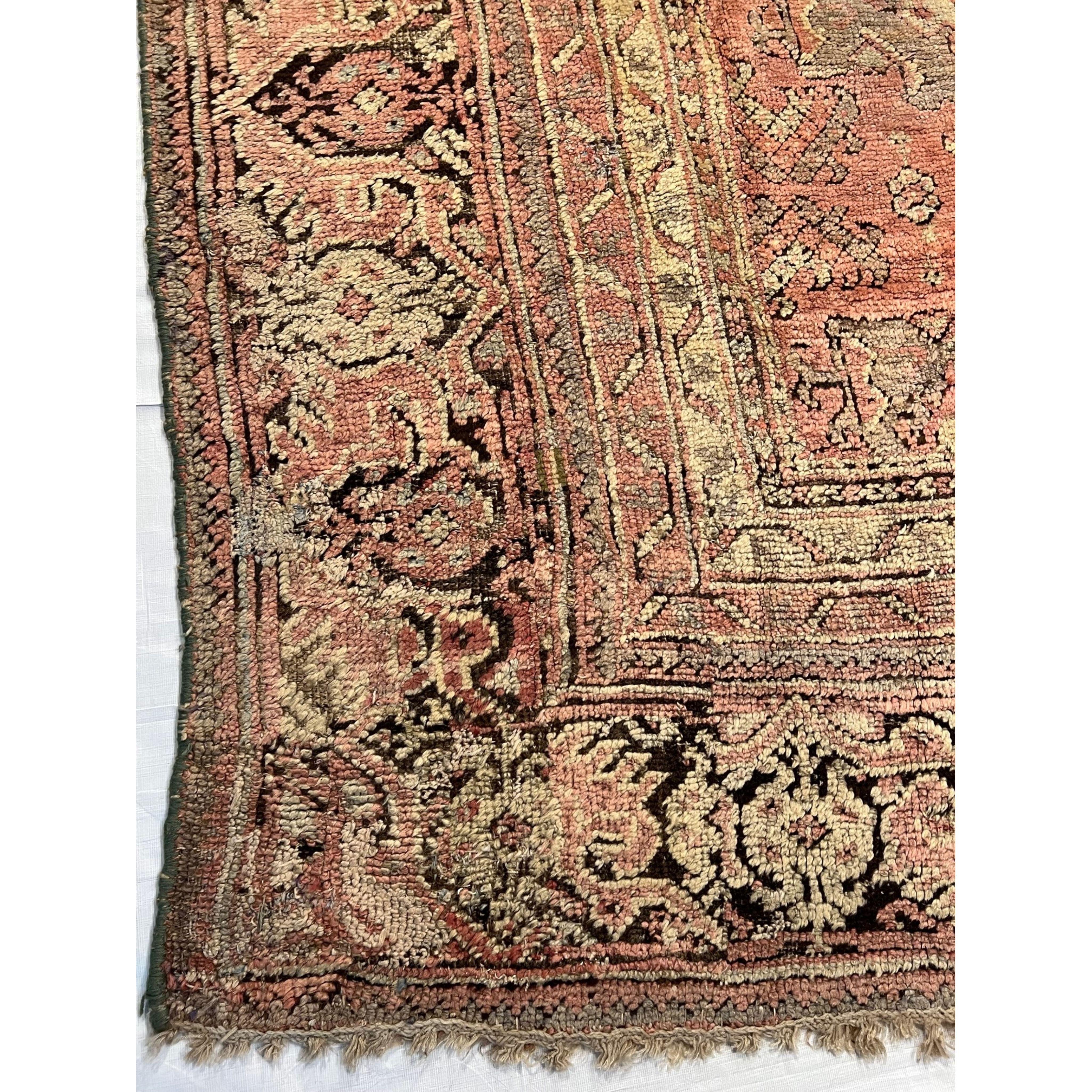 Other Antique Oushak Rug 15.9x12 For Sale