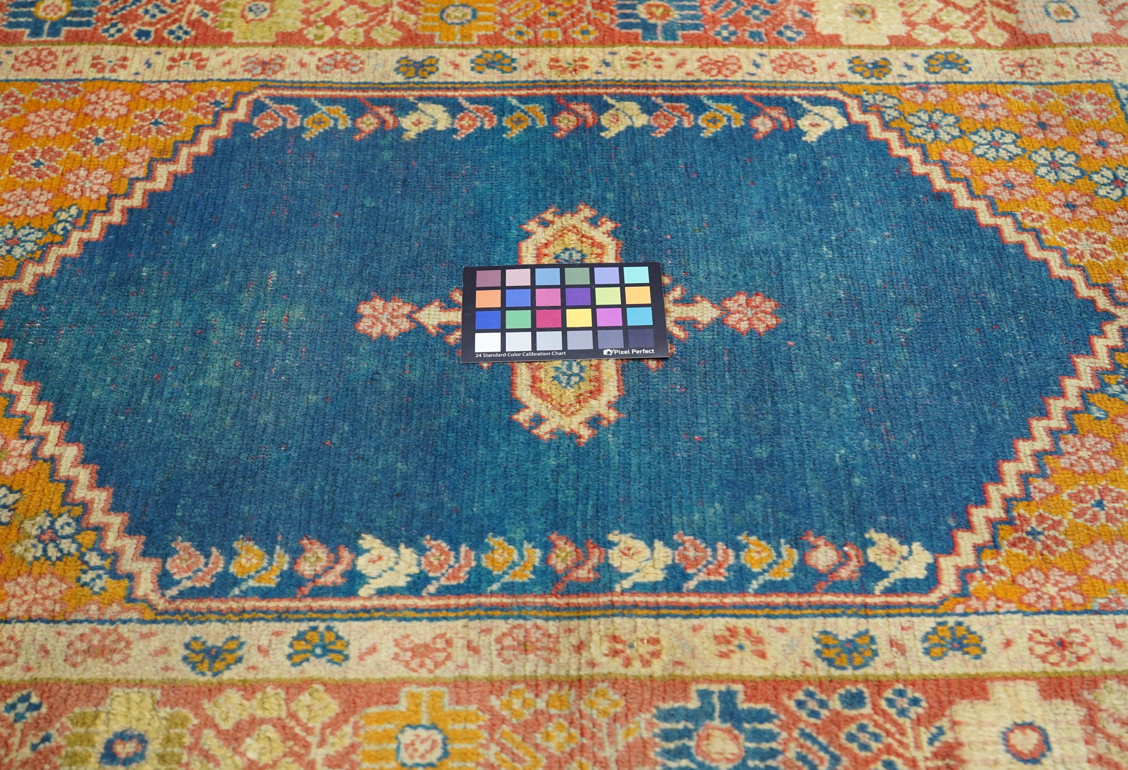 Lana Tappeto Oushak antico 3'3'' x 5'0'' in vendita